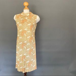 🌼Amazing 1960s Vintage Simpsons Sears brand Paisley dress.